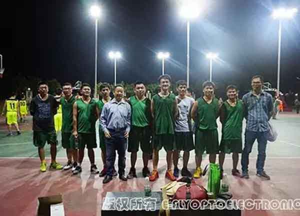 Conquer yourself, challenge and break through-----record of Yihui Optoelectronics basketball game